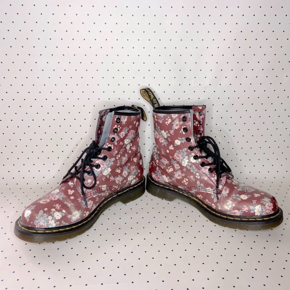 Doc Martens 🌺 1460 VINTAGE PASCAL FLORAL BOOTS🌺 - Picture 6 of 10